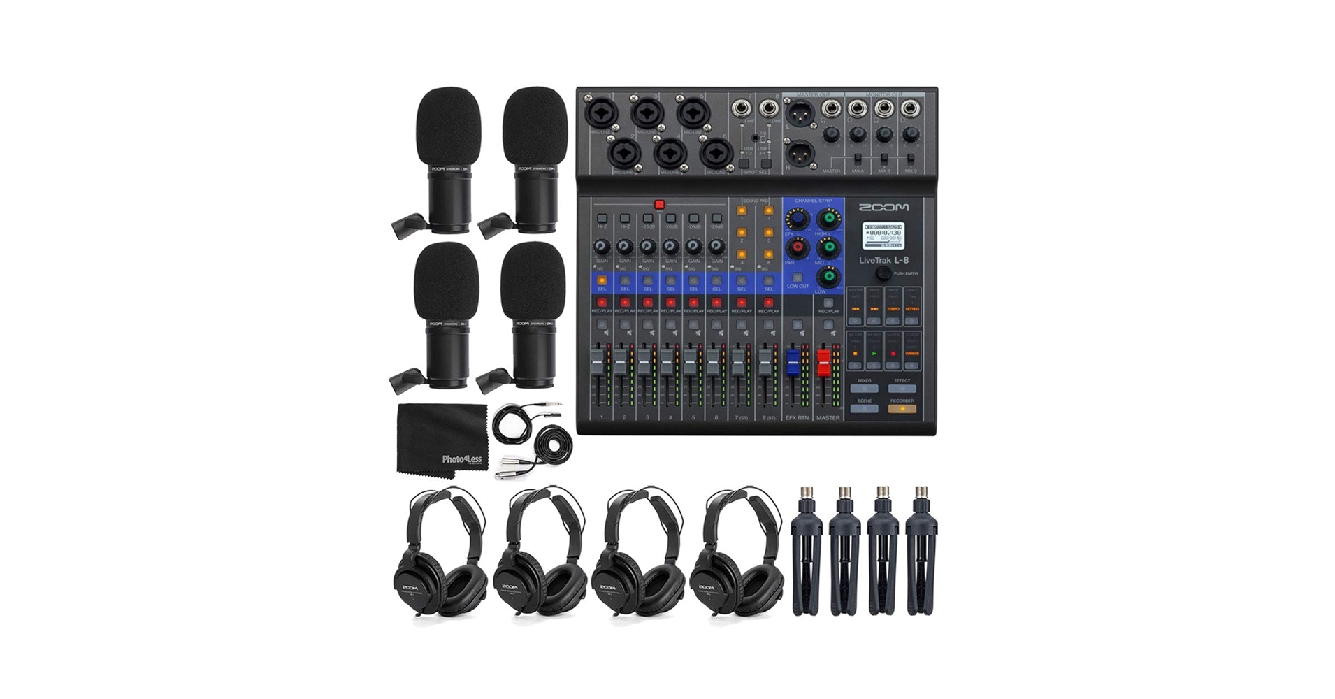 Zoom LiveTrak L-8 デジタル Amazon.com: Zoom LiveTrak L-8 Portable 8-Channel Digital